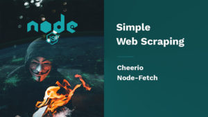 web scraping with nodejs