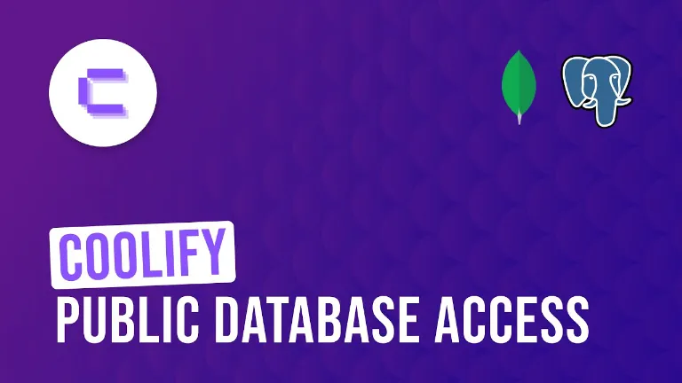 coolify public database access