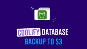 backup coolify database to s3